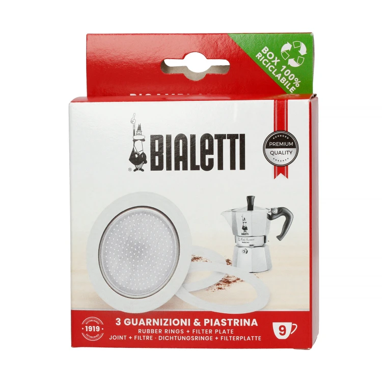 Uszczelka-(3-szt.)-+-Sitko-Bialetti-do-Kawiarek-Aluminiowych-9tz