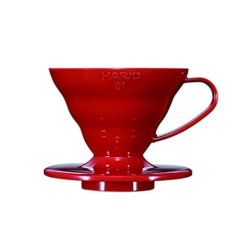 Plastikowy Dripper Hario V60-01 - Czerwony
