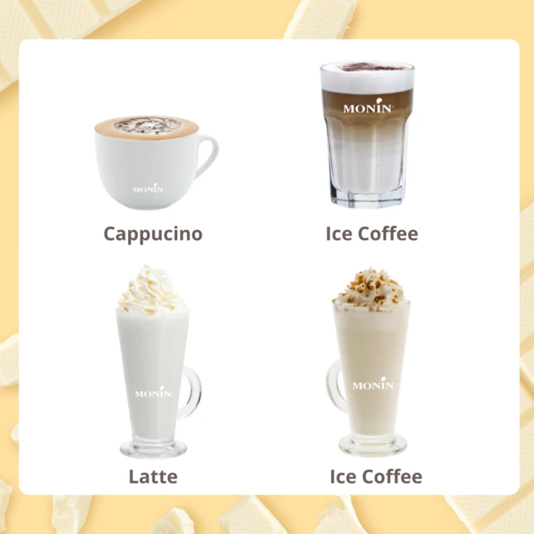 White Chocolate Monin - Sos Biała Czekolada 0,5l 3.webp