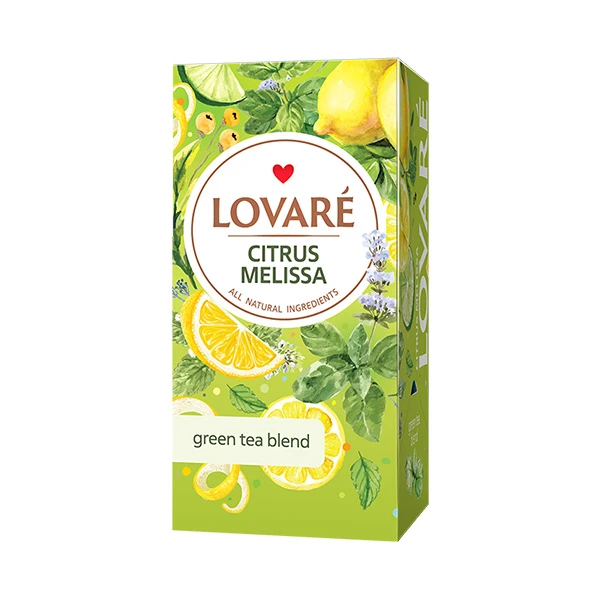 Lovare Citrus Melissa - herbata ziołowa (24 saszetki)