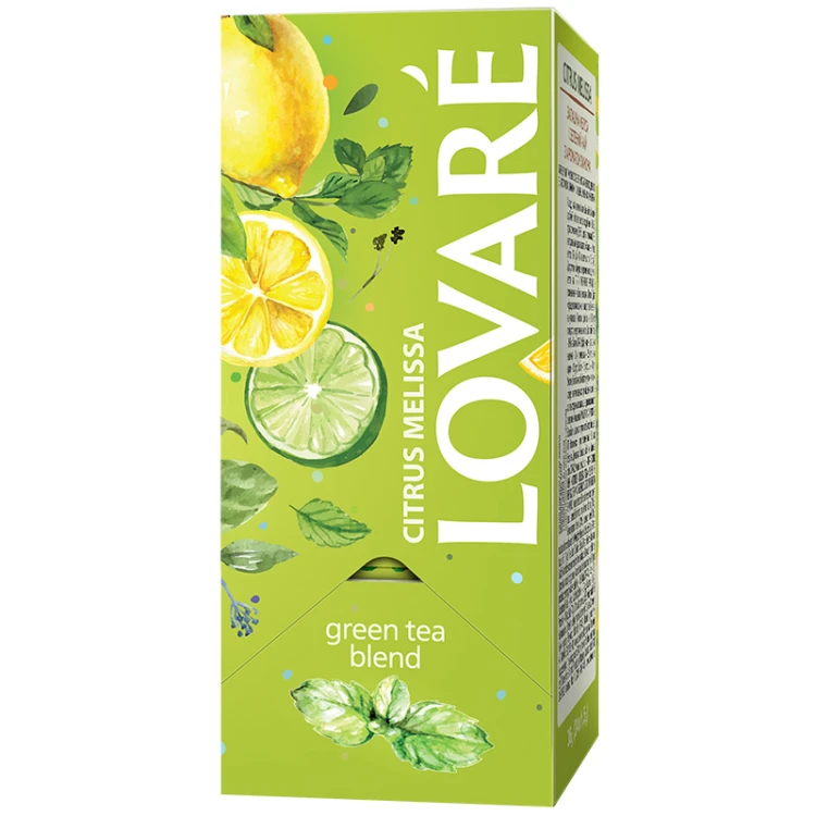 Lovare Citrus Melissa - herbata ziołowa (24 saszetki)