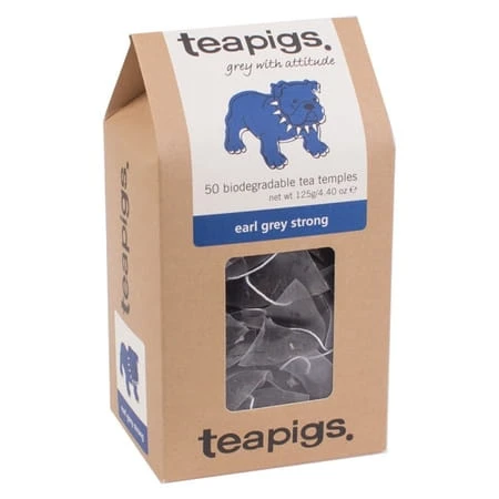 Earl Grey Strong teapigs - czarna herbata 50 piramidek