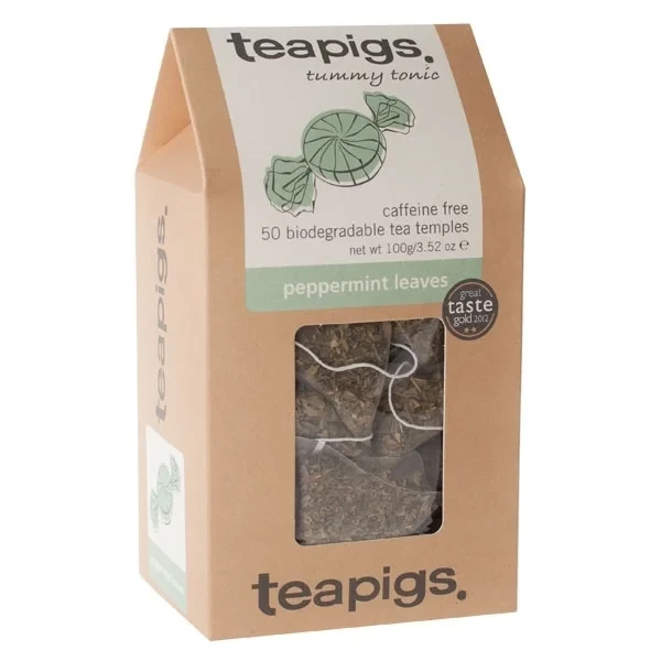 Peppermint Leaves teapigs - herbata 50 piramidek