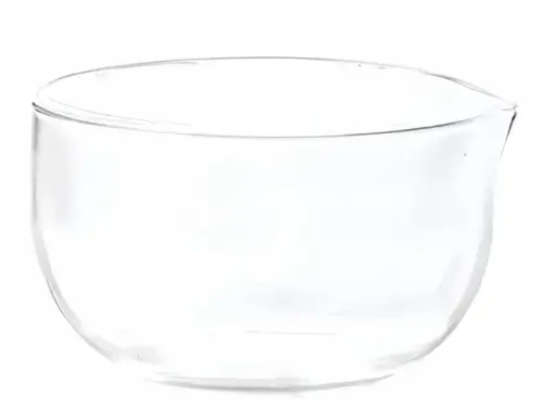 Szklana czarka z dzióbkiem do matchy