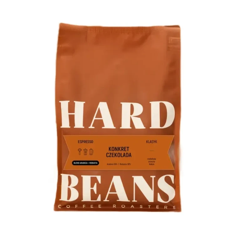 Hard Beans Konkret Czekolada Espresso - kawa ziarnista 1kg