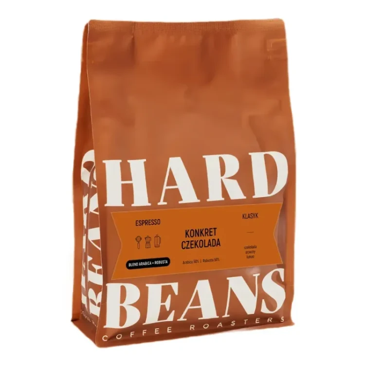 Hard Beans Konkret Czekolada Espresso - kawa ziarnista 1kg