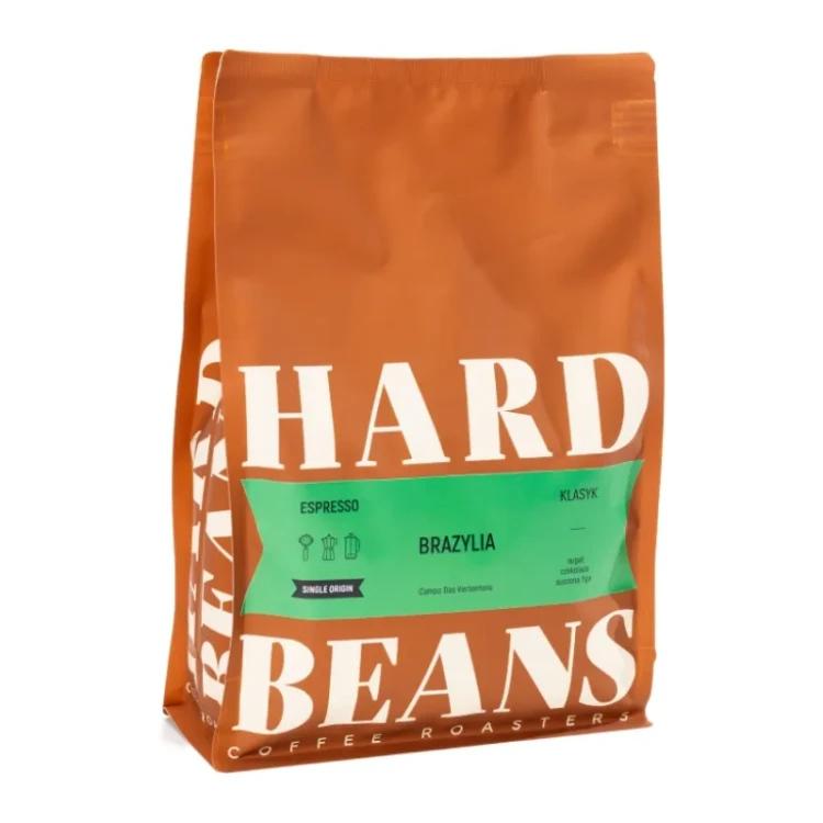 Hard Beans Brazylia Campo Das Vertentes Espresso - kawa ziarnista 1 kg