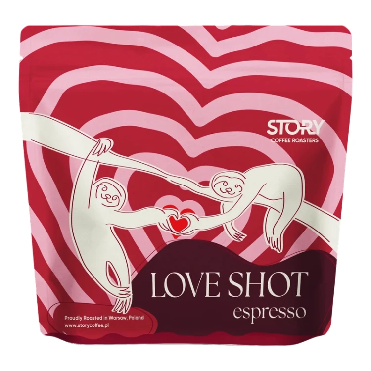 Story Coffee LOVE SHOT Kawa Walentynkowa - Kawa ziarnista 250g