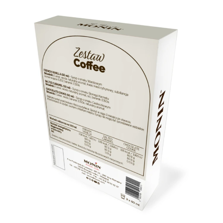 Zestaw Kawowy Syropów Monin 3x50ml - Wanilia, Słony Karmel, Ciasteczka Czekoladowe2.webp