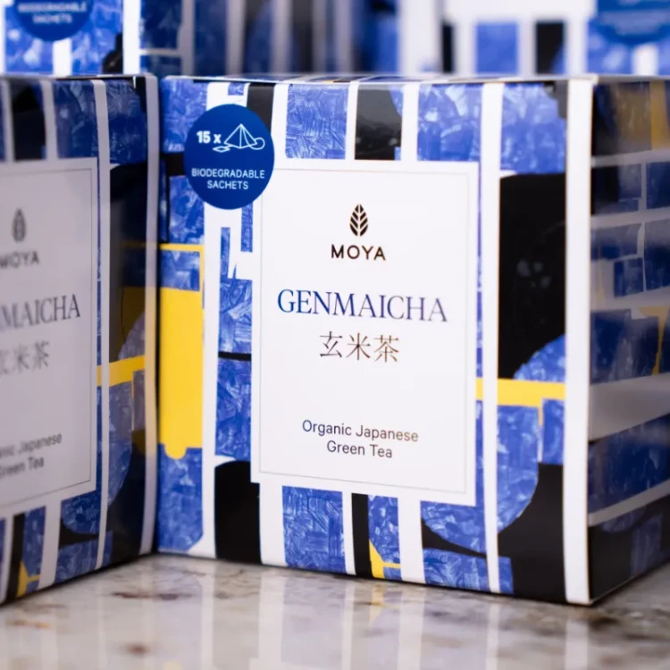 Moya Organiczna Genmaicha - zielona herbata w saszetkach 15 x 1,5g