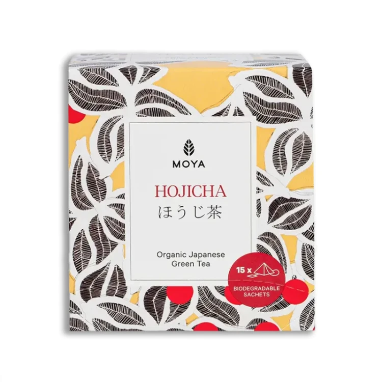 Moya Organiczna Hojicha - zielona herbata w saszetkach 15 x 1,5g