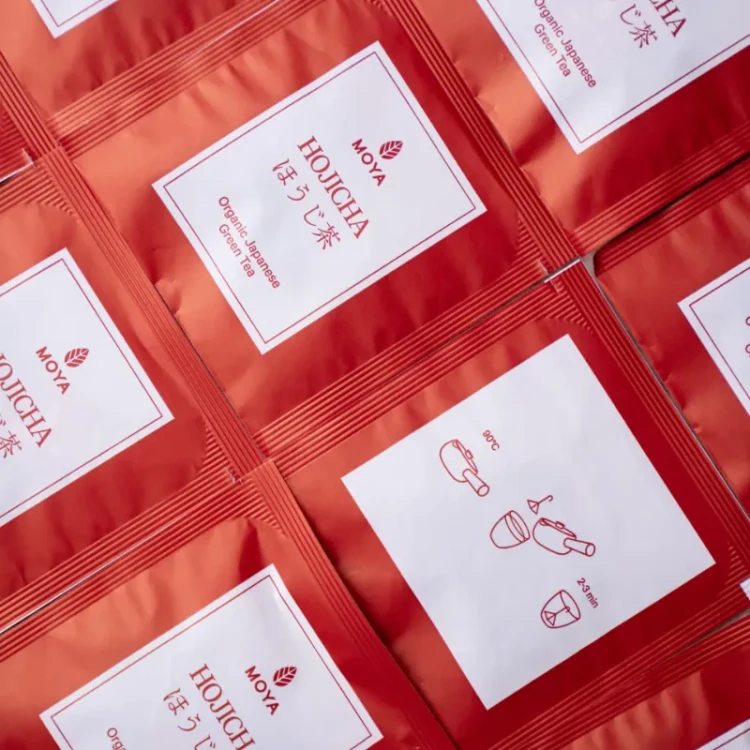 Moya Organiczna Hojicha - zielona herbata w saszetkach 15 x 1,5g