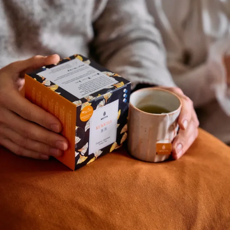 Moya Organiczna Kukicha - zielona herbata w saszetkach 15 x 1,5g