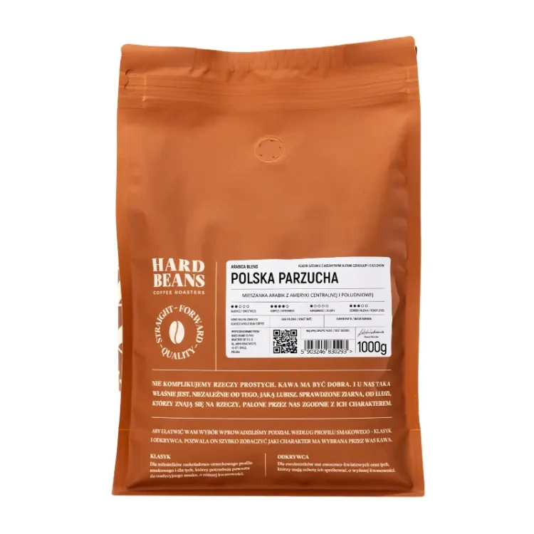 Hard Beans Polska Parzucha Espresso - kawa ziarnista 1kg