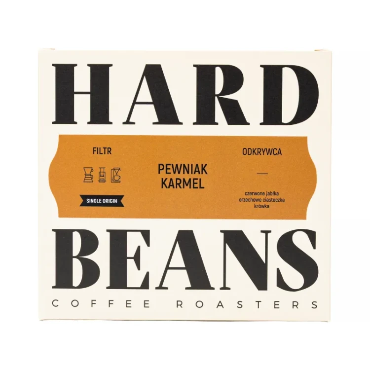 Hard Beans Pewniak Karmel Filter - kawa ziarnista 250g