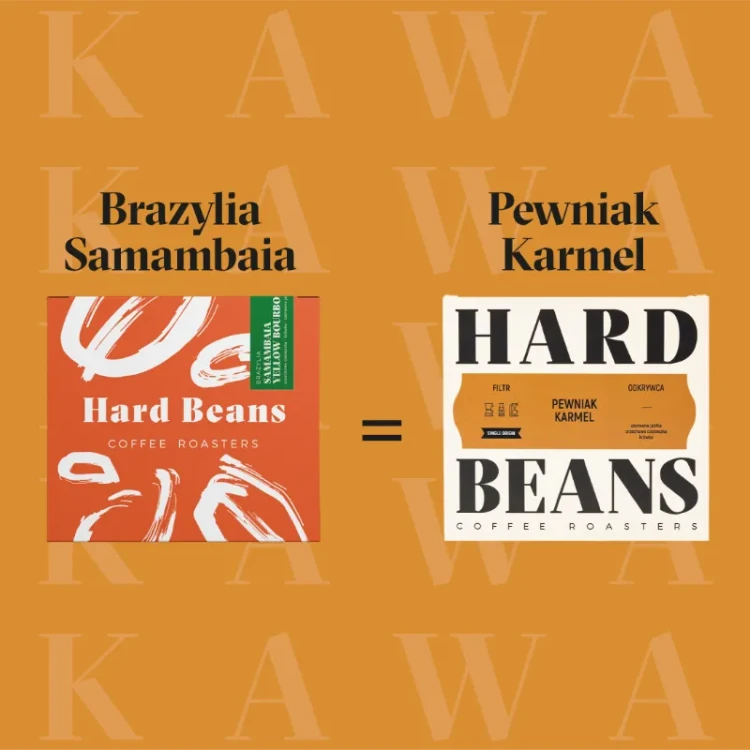 Hard Beans Pewniak Karmel Filter - kawa ziarnista 250g
