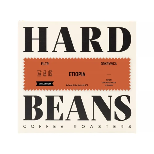 Hard Beans Etiopia Kebede Wako Natural OCR Filter - kawa ziarnista 250g