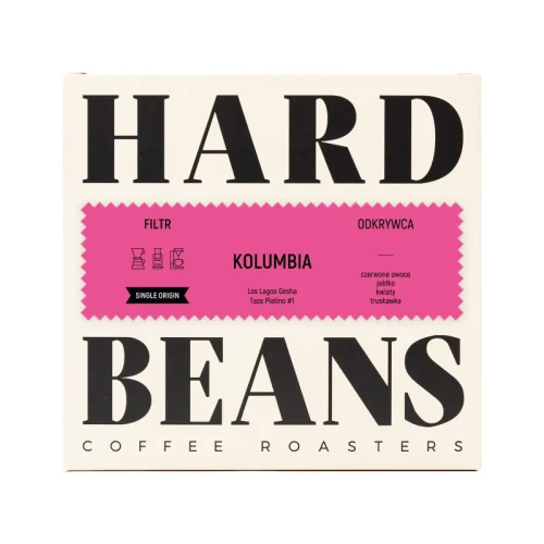 Hard Beans Kolumbia Los Lagos Gesha Taza Platino #1 Filter - kawa ziarnista 200g