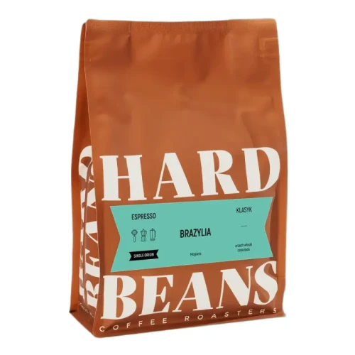 Hard Beans Klasyk Brazylia Mogiana Espresso - kawa ziarnista 1 kg