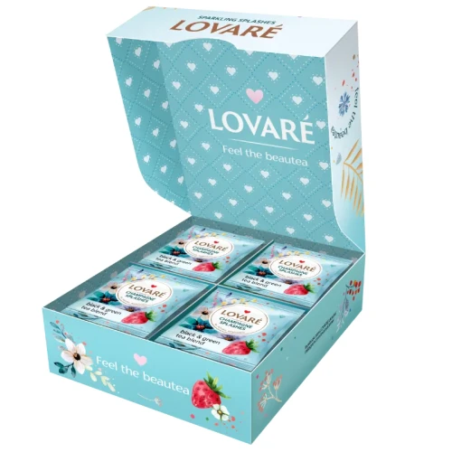 Lovare - Zestaw Herbat - Sparkling Splashes (32 Herbaty w saszetkach)