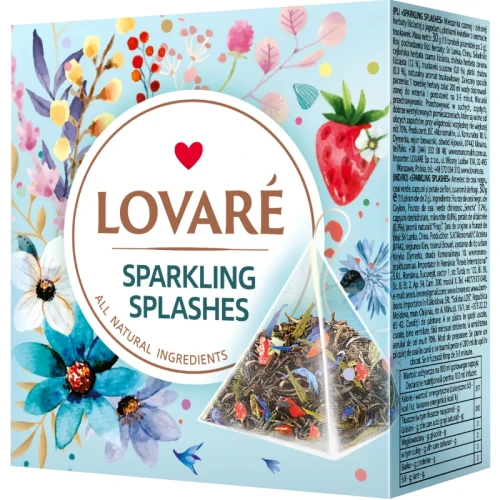 Lovare  Sparkling Splashes - herbata w piramidkach (15 piramidek)