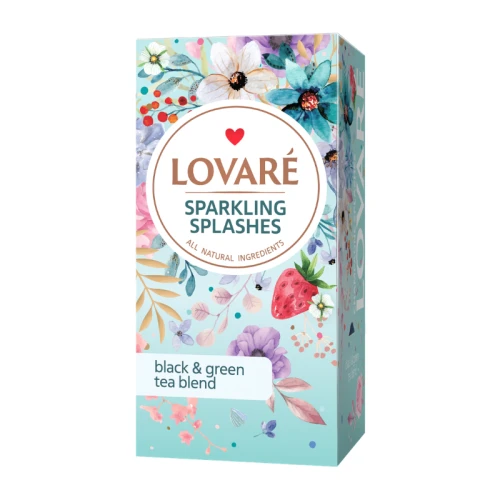 Lovare Sparkling Splashes - herbata w saszetkach (24 saszetki)