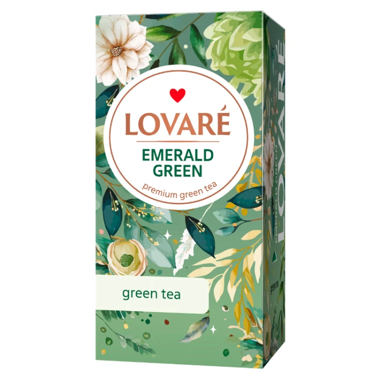 Lovare Emerald Green Tea - herbata zielona (24 saszetki)