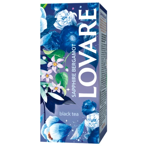 Lovare Sapphire Bergamot Tea - herbata czarna (24 saszetki)2.webp