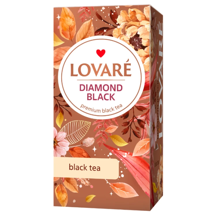 Lovare Diamond Black Tea - herbata czarna (24 saszetki)