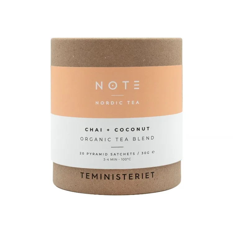 Teministeriet NOTE Chai Coconut Organic - herbata czarna (20 saszetek)