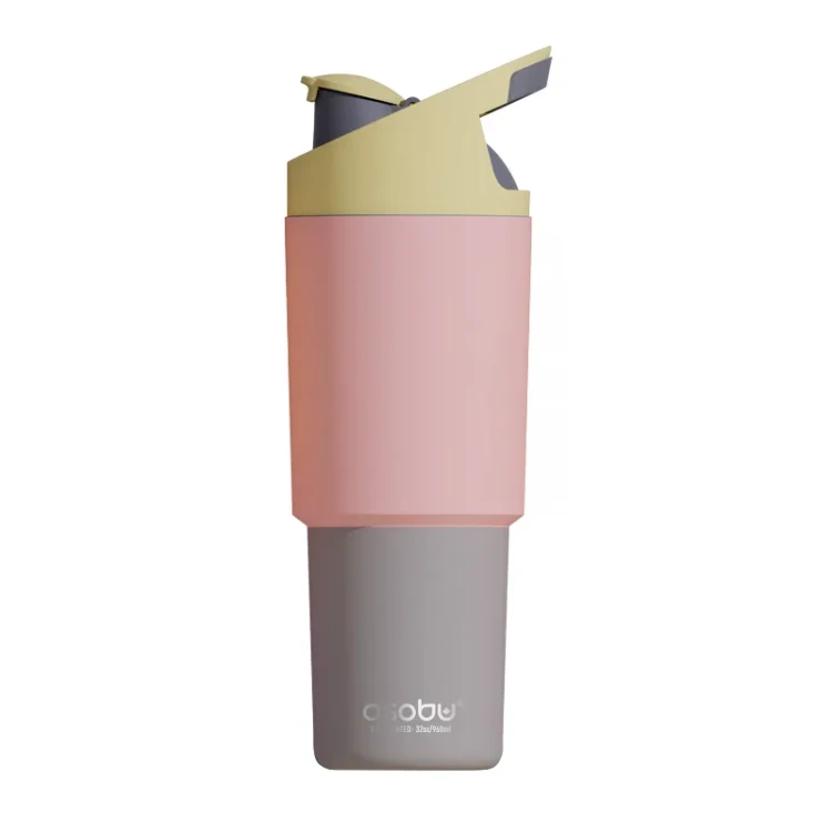 Asobu - Cosmic Bottle - Butelka termiczna 1l - Pastelowy Pomarańczowy