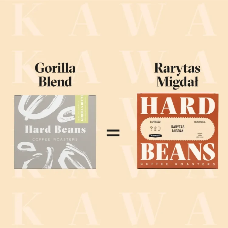 Hard Beans Rarytas Migdał Espresso - kawa ziarnista 250g