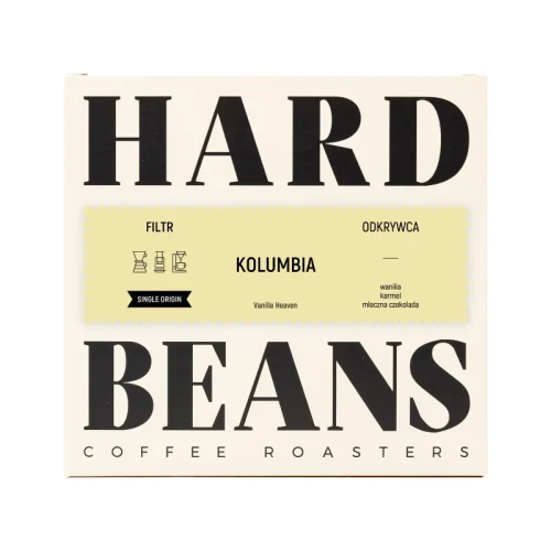Hard Beans Kolumbia Vanilla Heaven Filter - kawa ziarnista 200g