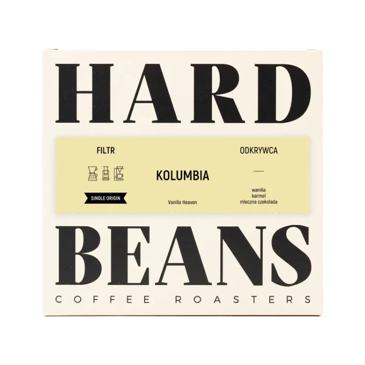 Hard Beans Kolumbia Vanilla Heaven Filter - kawa ziarnista 200g