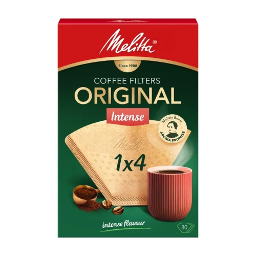 Papierowe Filtry Do Kawy Melitta 1x4 Original Intense - 80 sztuk