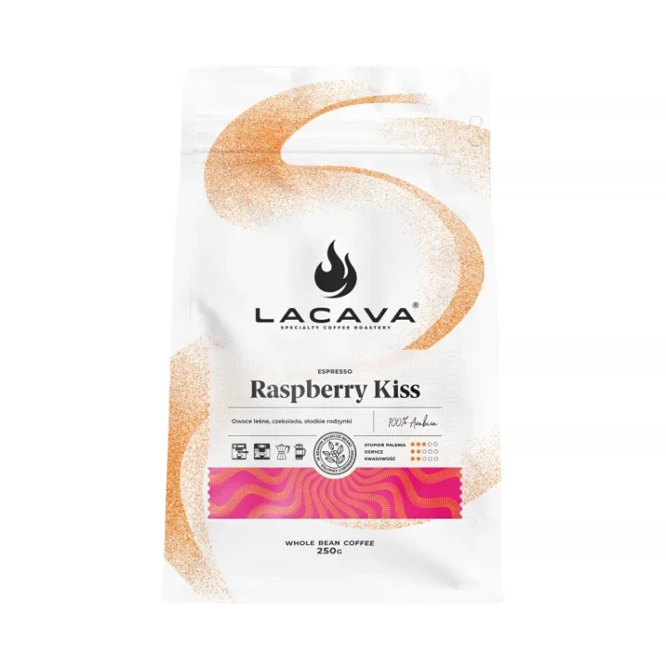 LaCava Raspberry Kiss Espresso - kawa ziarnista 250g