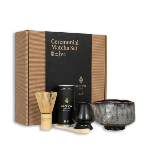 Moya Matcha - Zestaw Sumomo z dzióbkiem z matchą tradycyjną