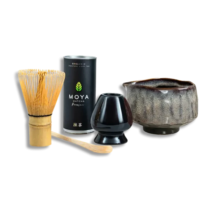 Moya Matcha - Zestaw Sumomo z dzióbkiem z matchą tradycyjną