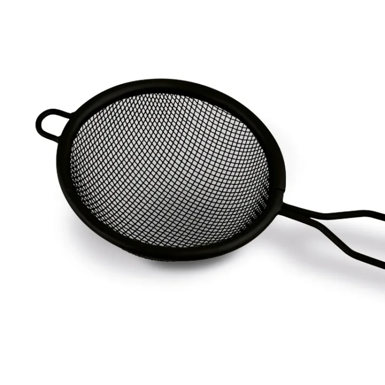 Sitko do matchy ze stali nierdzewnej 8 cm - czarne