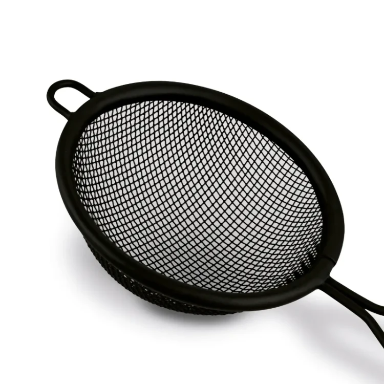 Sitko do matchy ze stali nierdzewnej 8 cm - czarne