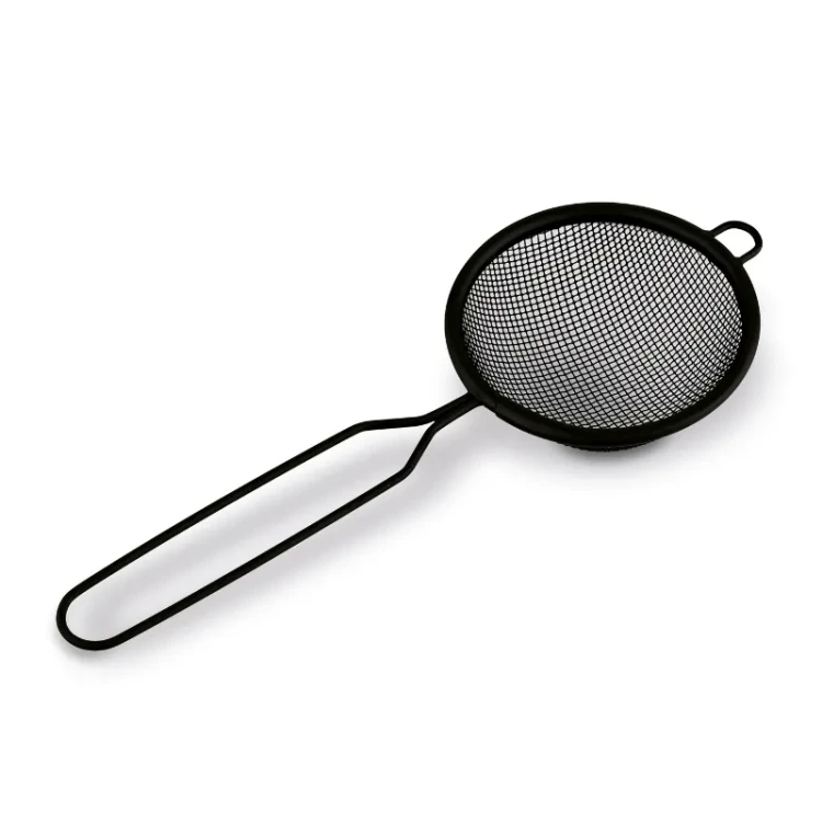 Sitko do matchy ze stali nierdzewnej 8 cm - czarne