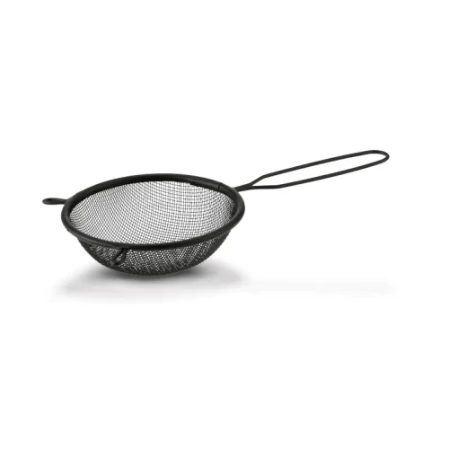 Sitko do herbaty matcha ze stali nierdzewnej 12 cm - czarne