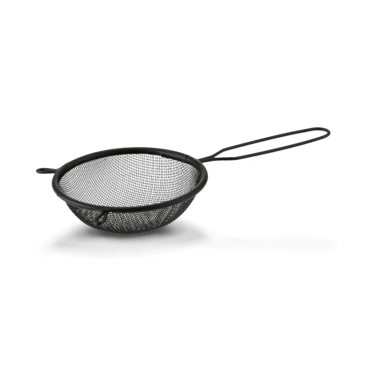 Sitko do herbaty matcha ze stali nierdzewnej 12 cm - czarne