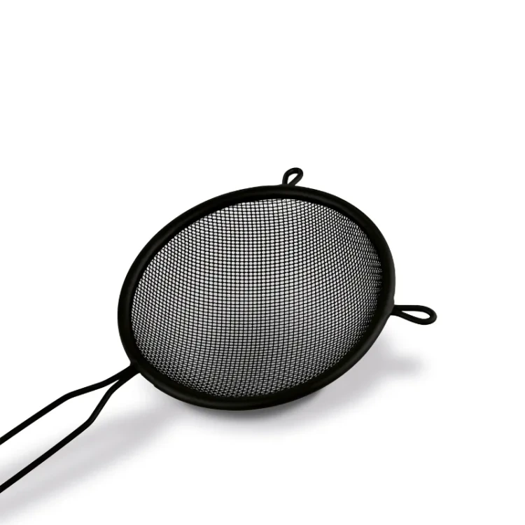 Sitko do herbaty matcha ze stali nierdzewnej 12 cm - czarne