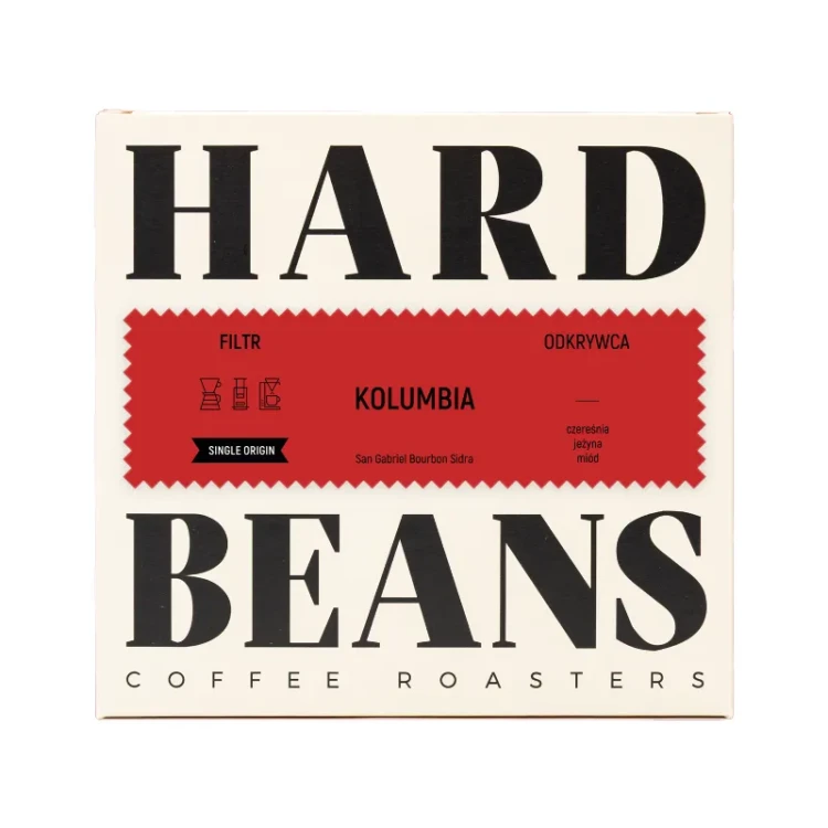 Hard Beans Kolumbia San Gabriel Bourbon Sidra Filter - kawa ziarnista 250g