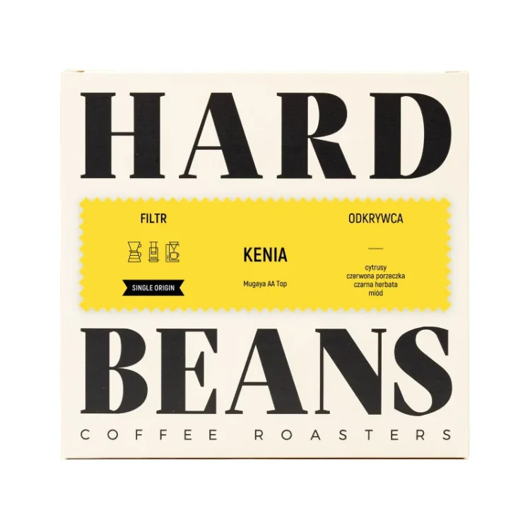 Hard Beans Kenia Mugaya AA Top Filter - kawa ziarnista 250g