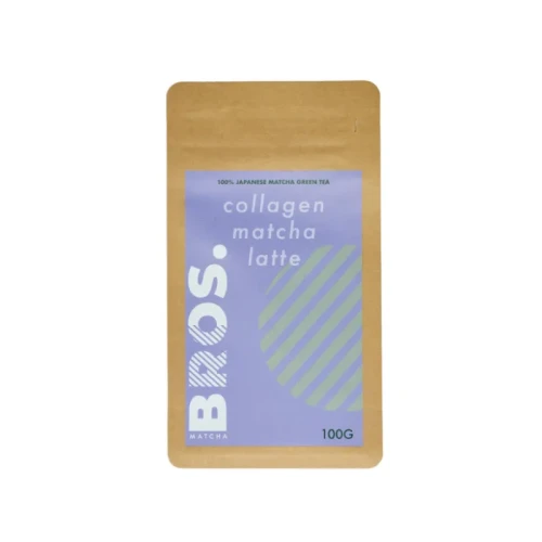 Collagen Matcha Latte Matcha Bros - zielona herbata z kolagenem morskim 100g