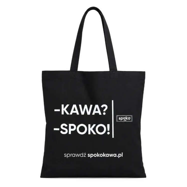 Spoko Torba Bawełniana - czarna