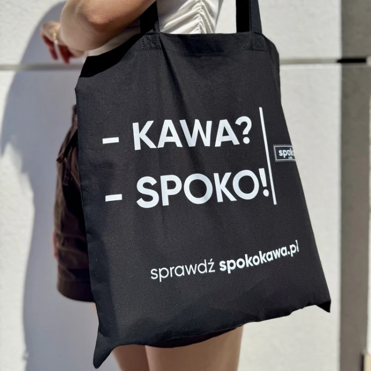 Spoko Torba Bawełniana - czarna
