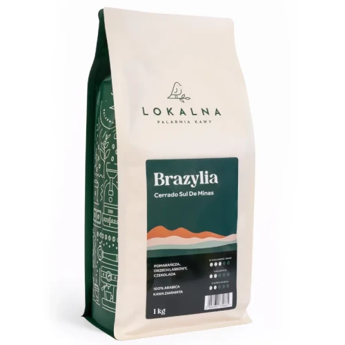 Brazylia Espresso Lokalna Palarnia Kawy - kawa ziarnista 1kg